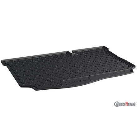 Gledring Rubbasol (Rubber) Kofferbakmat passend voor Ford Fiësta VIII 5-deurs 2017- (Lage laadvloer)