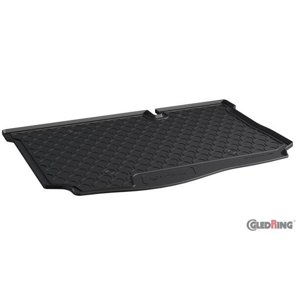 Gledring Gledring Rubbasol (Rubber) Kofferbakmat passend voor Ford Fiësta VIII 5-deurs 2017- (Lage laadvloer)