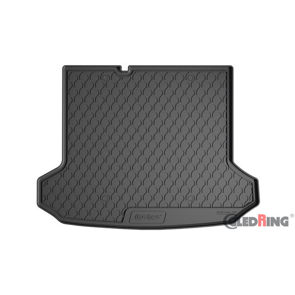 Gledring Gledring Rubbasol (Rubber) Kofferbakmat passend voor Audi Q4 e-tron (F4B) 2021- (Lage laadvloer)