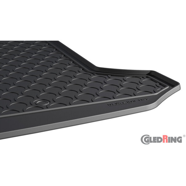 Gledring Gledring Rubbasol (Rubber) Kofferbakmat passend voor Audi Q4 e-tron (F4B) 2021- (Lage laadvloer)