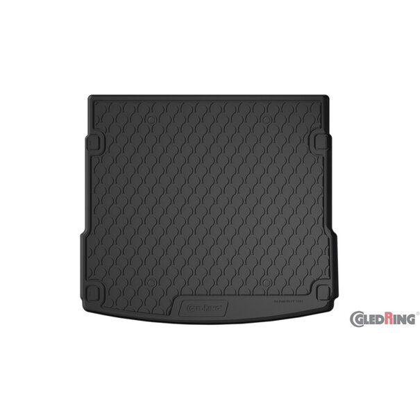 Gledring Gledring Rubbasol (Rubber) Kofferbakmat passend voor Audi Q5 2017-2025 excl. TFSi-e (Hoge laadvloer + Bagageruimtepakket incl. net + vaste achterbank)