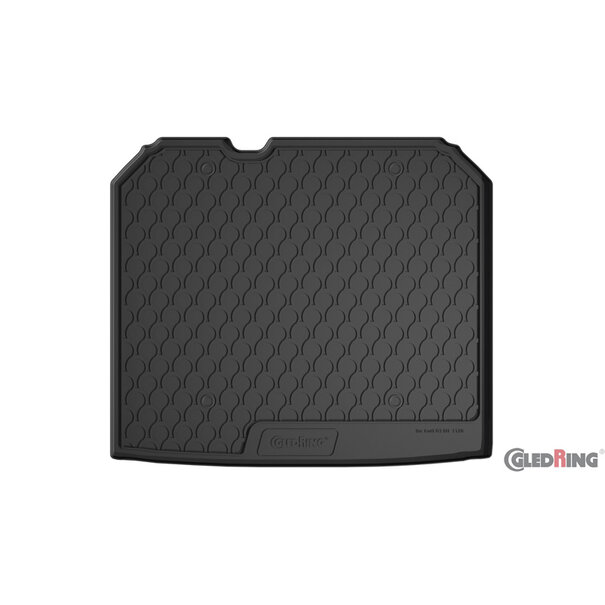 Gledring Gledring Rubbasol (Rubber) Kofferbakmat passend voor Audi Q3 2011-2018 (Hoge laadvloer + Bagageruimtepakket incl. net)