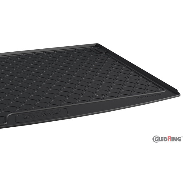 Gledring Gledring Rubbasol (Rubber) Kofferbakmat Volkswagen Caddy Life 5-deurs 2010-2015 & 2015-2020