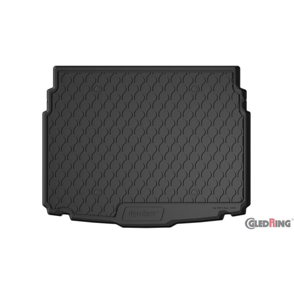Gledring Gledring Rubbasol (Rubber) Kofferbakmat passend voor Volkswagen T-Roc 11/2017- (Lage variabele laadvloer)