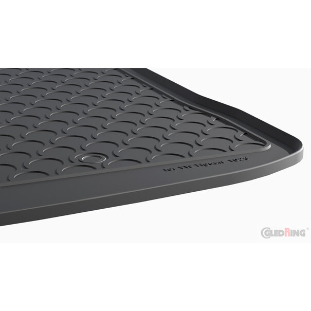 Gledring Gledring Rubbasol (Rubber) Kofferbakmat passend voor Volkswagen Tiguan 2007-2016 (Hoge laadvloer)