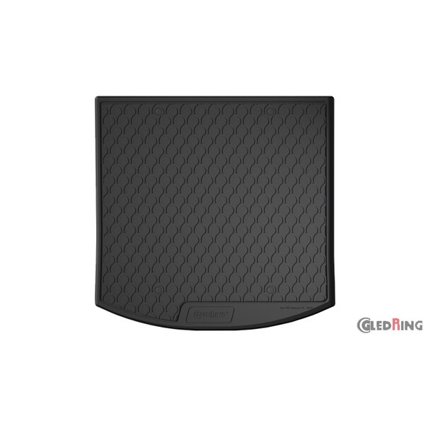 Gledring Gledring Rubbasol (Rubber) Kofferbakmat passend voor Volkswagen Touran 2003-2015 (5-personen) (Hoge laadvloer)