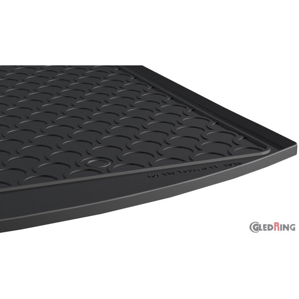 Gledring Gledring Rubbasol (Rubber) Kofferbakmat passend voor Volkswagen Touran 2003-2015 (5-personen) (Hoge laadvloer)