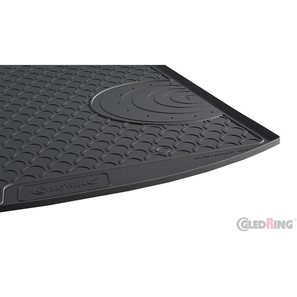 Gledring Gledring Rubbasol (Rubber) Kofferbakmat Volkswagen Touran 1T 2003-2015 (5-personen) (Lage laadvloer)