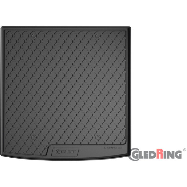 Gledring Gledring Rubbasol (Rubber) Kofferbakmat Volkswagen Golf VIII Variant 2020- (Hoge variabele laadvloer)