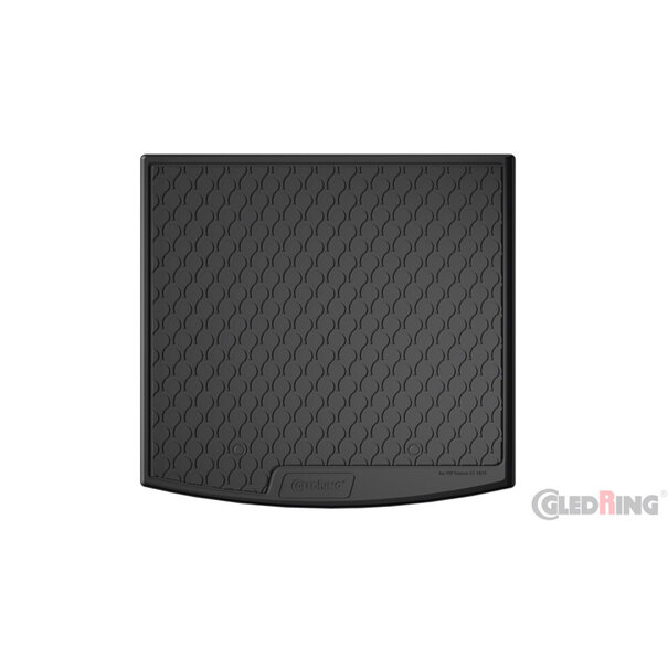Gledring Gledring Rubbasol (Rubber) Kofferbakmat Volkswagen Touran 5T 2015- (Hoge laadvloer)