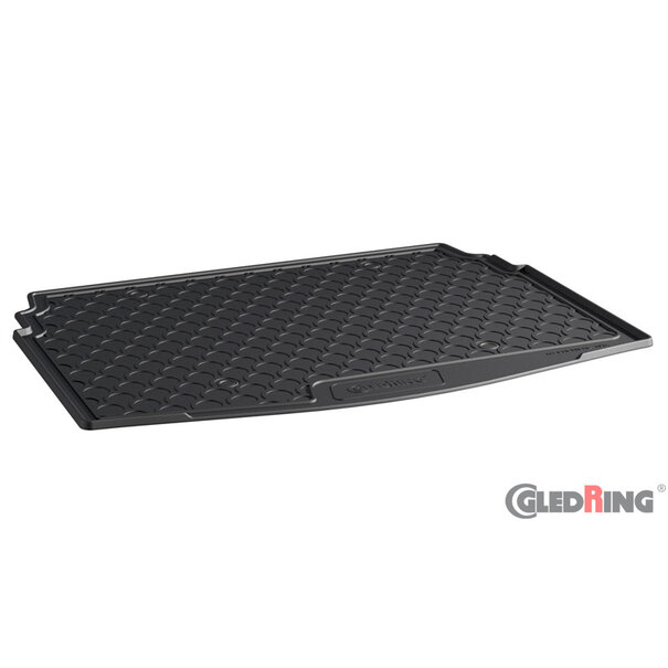 Gledring Gledring Rubbasol (Rubber) Kofferbakmat Volkswagen Golf VIII HB 5-deurs 2020- (Lage variabele laadvloer)