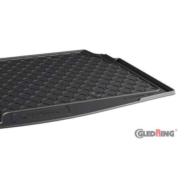 Gledring Gledring Rubbasol (Rubber) Kofferbakmat Volkswagen Golf VIII HB 5-deurs 2020- (Lage variabele laadvloer)