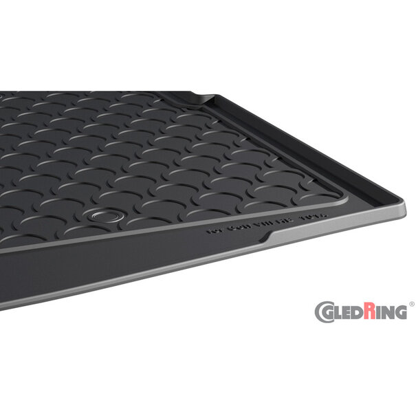 Gledring Gledring Rubbasol (Rubber) Kofferbakmat Volkswagen Golf VIII HB 5-deurs 2020- (Lage variabele laadvloer)