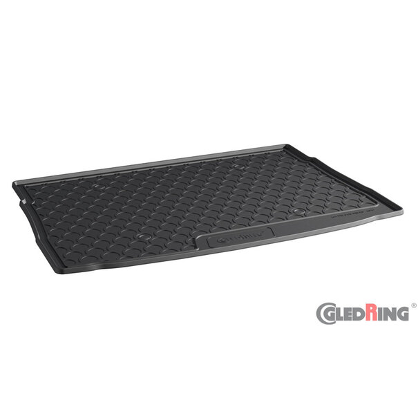 Gledring Gledring Rubbasol (Rubber) Kofferbakmat Volkswagen Golf VIII HB 5-deurs 2020- (Hoge variabele laadvloer)