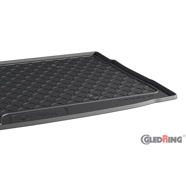 Gledring Gledring Rubbasol (Rubber) Kofferbakmat Volkswagen Golf VIII HB 5-deurs 2020- (Hoge variabele laadvloer)
