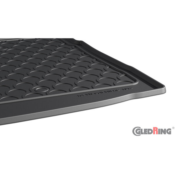 Gledring Gledring Rubbasol (Rubber) Kofferbakmat passend voor Volkswagen Golf VIII HB 5-deurs 2020- (Hoge variabele laadvloer)