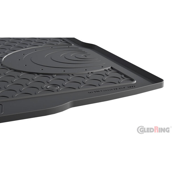 Gledring Gledring Rubbasol (Rubber) Kofferbakmat passend voor Volkswagen Passat 3G Sedan 2014- (Lage laadvloer)
