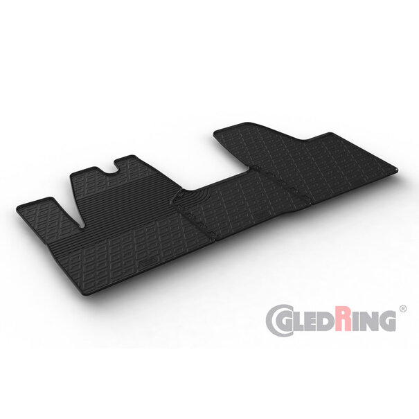 Gledring Gledring Rubbermatten passend voor Maxus eDeliver 3 (ev-30) 2020- (G profiel 3-delig + montageclips)