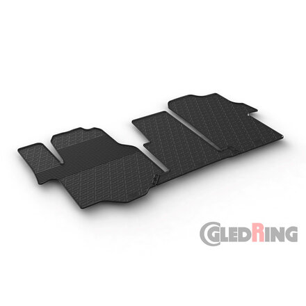 Gledring Rubbermatten Volkswagen Crafter 2017- & MAN TGE 2017- (G profiel 3-delig)