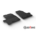 Gledring Gledring Rubbermatten passend voor Ford Transit Custom Furgon/Kombi 2018-2022 (Handgeschakeld) (G profiel 2-delig + montageclips)