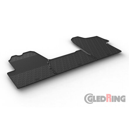 Gledring Rubbermatten passend voor Opel Movano 2015-2022 & Renault Master 2015-2024 (G profiel 3-delig)