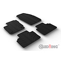 Gledring Rubbermatten passend voor Ford Tourneo Courier Kombi/Passenger 2014-2023 (T profiel 4-delig + montageclips)