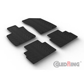 Gledring Rubbermatten passend voor MG ZS (EV) 2019- (T profiel 4-delig)