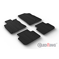 Gledring Rubbermatten passend voor Honda Civic XI HB e:HEV 2022- (T profiel 4-delig + montageclips)