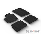 Gledring Rubbermatten Suzuki SX4 S-Cross 2022- (T profiel 4-delig + montageclips)