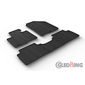 Gledring Rubbermatten passend voor Kia Sorento III (UM) 2015-2020 (T profiel 5-delig + montageclips)