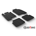 Gledring Gledring Rubbermatten Fiat Panda 2014- (T profiel 4-delig + montageclips)