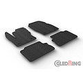 Gledring Rubbermatten passend voor Ford Kuga 2016-2019 (T profiel 4-delig + montageclips)