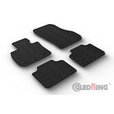 Gledring Rubbermatten BMW 2 Serie (U06) Active Tourer 2021- excl. Plug-in-Hybrid (T profiel 4-delig + montageclips)