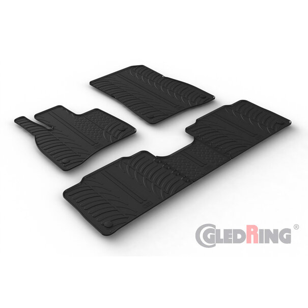 Gledring Gledring Rubbermatten Mercedes EQS (V297) Sedan 2021- (T profiel 5-delig + montageclips)