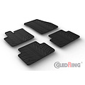 Gledring Gledring Rubbermatten Range Rover Evoque 2019- (T profiel 4-delig + montageclips)