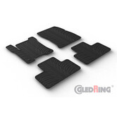 Gledring Rubbermatten Mercedes EQB (X243) 2021- (T profiel 4-delig + montageclips)