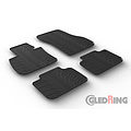 Gledring Rubbermatten passend voor BMW X1 F48 2015-2022 incl. Hybrid (T profiel 4-delig + montageclips)