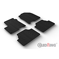 Gledring Gledring Rubbermatten Hyundai Kona EV 4/2018- (T profiel 4-delig + montageclips)