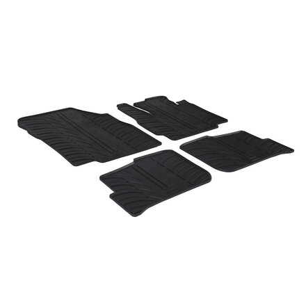 Gledring Rubbermatten Mitsubishi Space Star 2014- (T profiel 4-delig + montageclips)