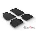 Gledring Rubbermatten passend voor BMW 3 serie E90/E91 2005-2012 (T profiel 4-delig + montageclips)