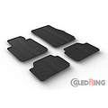 Gledring Rubbermatten passend voor BMW 1-Serie F20/F21 2011-2019 (T profiel 4-delig + montageclips)