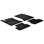 Gledring Rubbermatten passend voor Mercedes B-Klasse W246 2011-2019/A-Klasse W176 2012-2018/CLA/GLA 2014-2020 (G profiel 4-delig + montageclips)