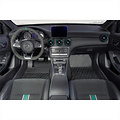 Gledring Gledring Rubbermatten passend voor Mercedes B-Klasse W246 2011-2019/A-Klasse W176 2012-2018/CLA/GLA 2014-2020 (G profiel 4-delig + montageclips)