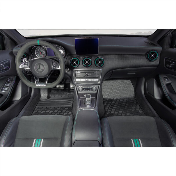 Gledring Gledring Rubbermatten passend voor Mercedes B-Klasse W246 2011-2019/A-Klasse W176 2012-2018/CLA/GLA 2014-2020 (G profiel 4-delig + montageclips)