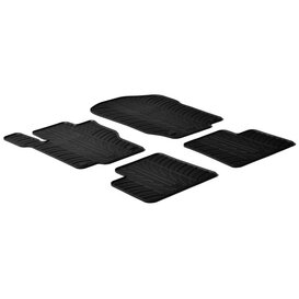 Gledring Rubbermatten Mercedes M-Klasse W164 2005- (T profiel 4-delig + montageclips)