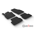 Gledring Gledring Rubbermatten Seat Ibiza 6F 5-deurs 6/2017- & Seat Arona 11/2017- & Skoda Fabia IV 2021- (T profiel 4-delig + montageclips)