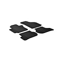 Gledring Rubbermatten passend voor Seat Altea incl. XL 2004- (T profiel 4-delig + montageclips)