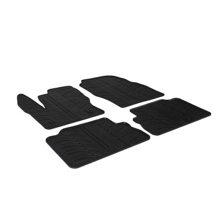 Gledring Rubbermatten Ford Kuga 2013-2016 (T profiel 4-delig + montageclips)