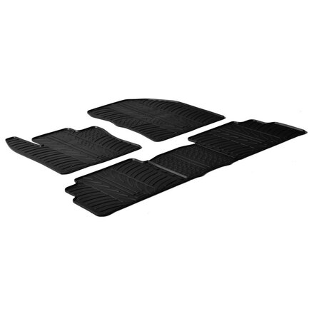 Gledring Rubbermatten passend voor Toyota Verso 2009- (T profiel 5-delig + montageclips)