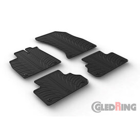 Gledring Rubbermatten passend voor Audi Q5 2017-2024 incl. Sportback (T profiel 4-delig + montageclips)